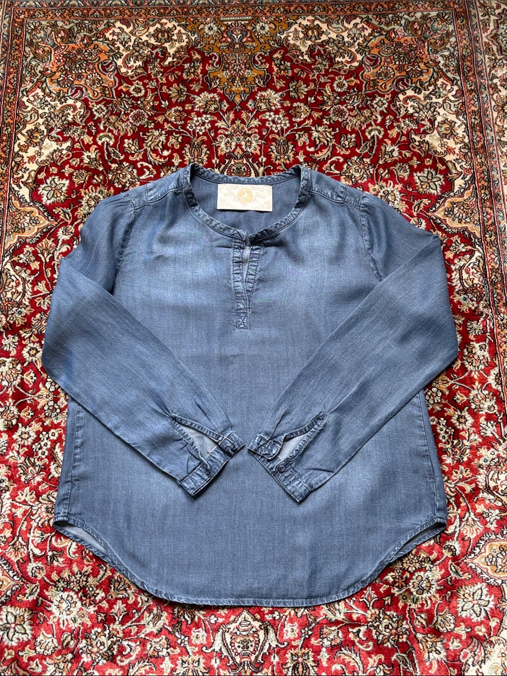 Bella Dahl Tencel Popover Tunic Top